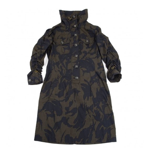 Michael Kors Dresses & Skirts - Michael Kors Pullover Camouflage Dress with Buttons Small S